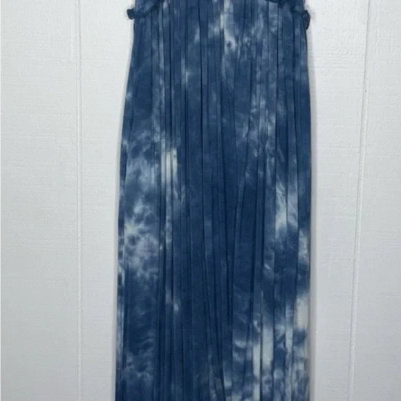 NATURAL LIFE Blue Tie-Dye Maxi Skirt - Picture 4 of 5